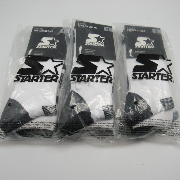 STARTER Accessories - Starter Unisex Adult/Youth Soccer Socks 6 Pair New